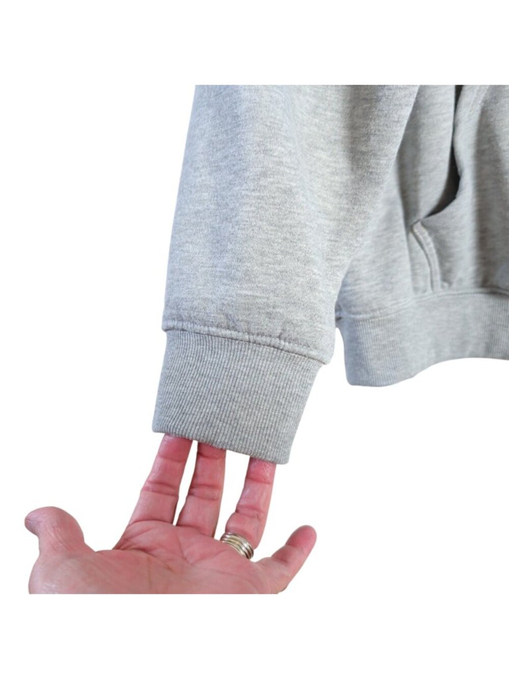 Epic Sports Lacrosse Sweatshirt Mens XL Gray Cougar Graphic Kangaroo Pocket Crew - Picture 6 of 16